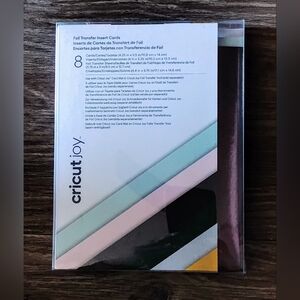 Cricut Foil Transfer Insert Cards - Assorted Colors
